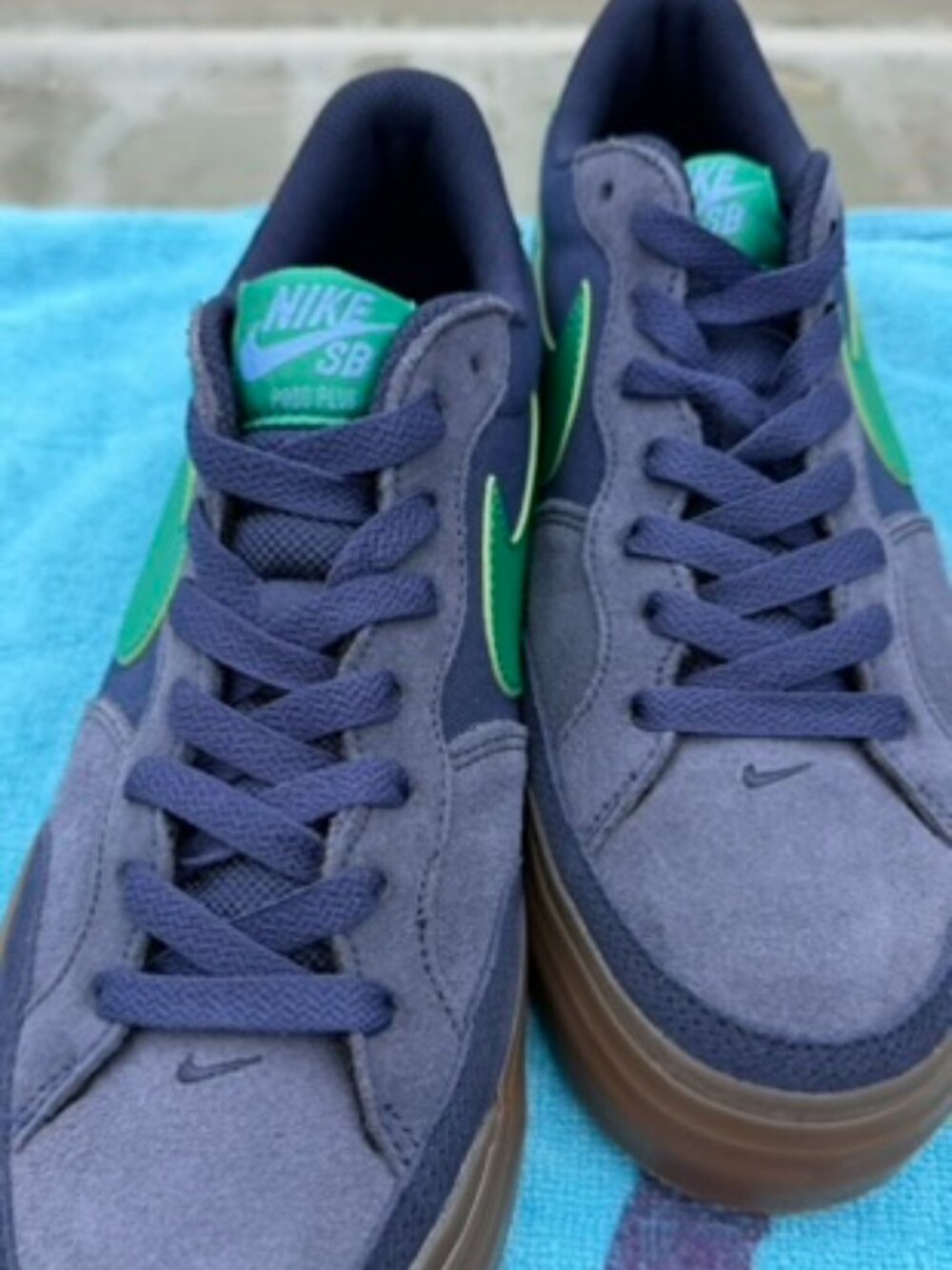 Nike SB Zoom Pogo Plus - Midnight Navy/Green (US W 10)